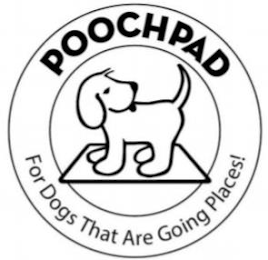 POOCHPAD FOR DOGS THAT ARE GOING PLACES! logo