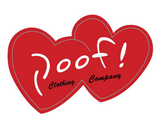 POOF! CLOTHING COMPANY logo