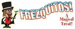 POOF! FREZQUITOS! A MAGICAL TREAT! logo