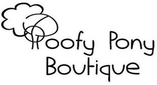 POOFY PONY BOUTIQUE logo