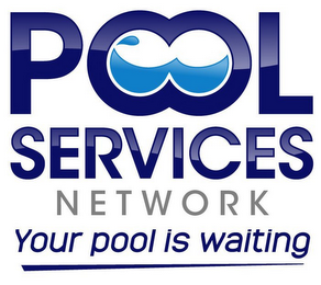 POOL SERVICES NETWORK YOUR POOL IS WAITING logo