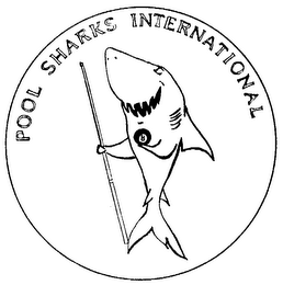 POOL SHARKS INTERNATIONAL logo