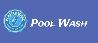 POOL WASH PLASTER LOGIC A BETTER WAY TOFINISH logo