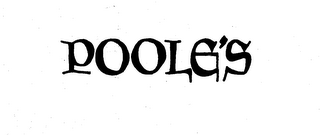 POOLE'S logo