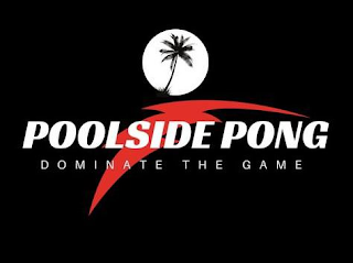 POOLSIDE PONG DOMINATE THE GAME logo