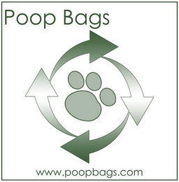 POOP BAGS WWW.POOPBAGS.COM logo