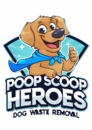 POOP SCOOP HEROES DOG WASTE REMOVAL logo