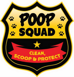 POOP SQUAD CLEAN, SCOOP & PROTECT logo