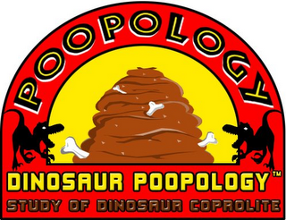 POOPOLOGY DINOSAUR POOPOLOGY STUDY OF DINOSAUR COPROLITE logo