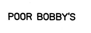 POOR BOBBY'S logo