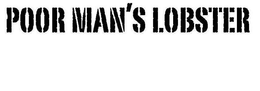 POOR MAN'S LOBSTER logo