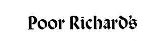 POOR RICHARD'S logo