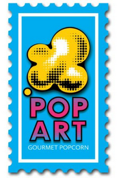 POP ART GOURMET POPCORN logo