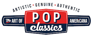 POP CLASSICS THE ART OF AMERICANA ARTISTIC GENUINE AUTHENTIC logo