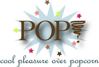 POP! COOL PLEASURE OVER POPCORN logo