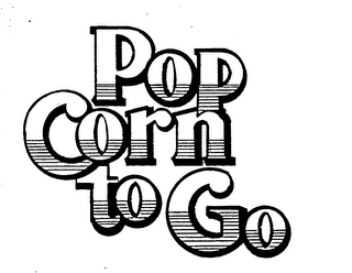 POP CORN TO GO logo