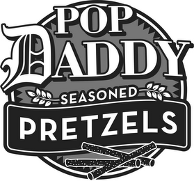 POP DADDY SEASONED PRETZELS logo