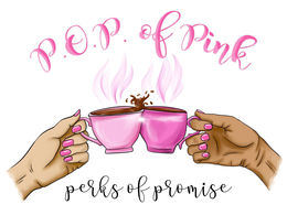 P.O.P. OF PINK PERKS OF PROMISE logo