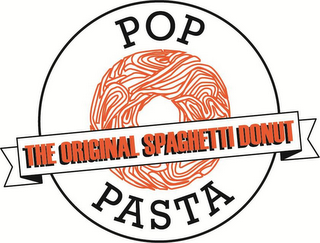 POP PASTA THE ORIGINAL SPAGHETTI DONUT logo