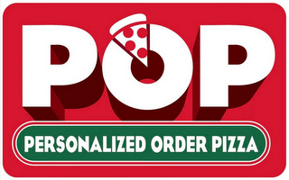 POP PERSONALIZED ORDER PIZZA logo