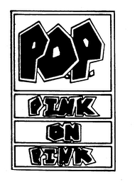 PO.P. PINK ON PINK logo
