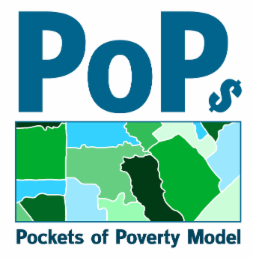 POP$ POCKETS OF POVERTY MODEL logo