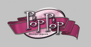 POP POP GOURMET POPCORN PP logo