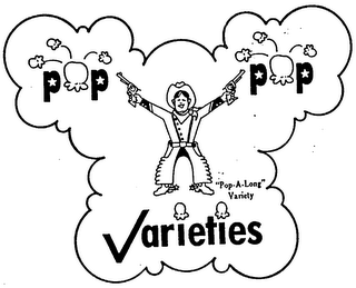 POP POP VARIETIES "POP-A-LONG" VARIETY logo