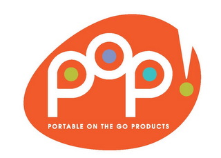 POP! PORTABLE ON THE GO PRODUCTS logo