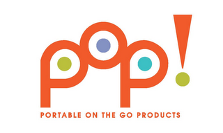 POP! PORTABLE ON THE GO PRODUCTS logo