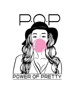 P.O.P POWER OF PRETTY logo