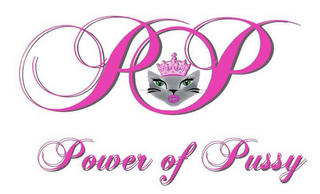POP POWER OF PUSSY logo