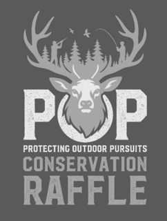 POP PROTECTING OUTDOOR PURSUITS CONSERVATION RAFFLE logo