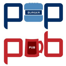 POP PUB BURGER PUB logo