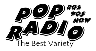 POP RADIO 80S 90S NOW THE BEST VARIETY logo
