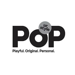 POP UR STYLE PLAYFUL. ORIGINAL. PERSONAL. logo