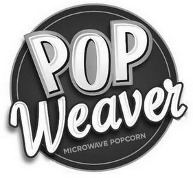 POP WEAVER MICROWAVE POPCORN logo