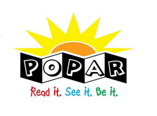 POPAR READ IT. SEE IT. BE IT. logo