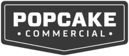 POPCAKE COMMERCIAL logo