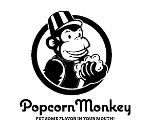POPCORN MONKEY PUT SOME FLAVOR IN YOUR MOUTH! logo