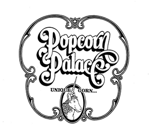 POPCORN PALACE UNIQUE CORN... logo