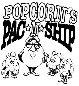 POPCORN'S PAC-N-SHIP logo