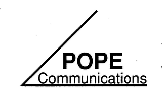 POPE COMMUNICATIONS logo