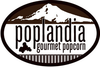 POPLANDIA GOURMET POPCORN logo