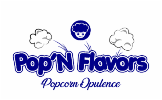 POP'N FLAVORS POPCORN OPULENCE logo