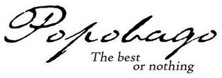 POPOBAGO THE BEST OR NOTHING logo
