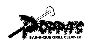 POPPA'S BAR-B-QUE GRILL CLEANER logo