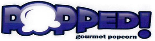 POPPED! GOURMET POPCORN logo