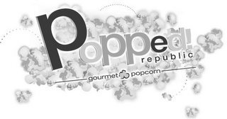 POPPED! REPUBLIC GOURMET POPCORN logo