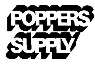 POPPERS SUPPLY logo